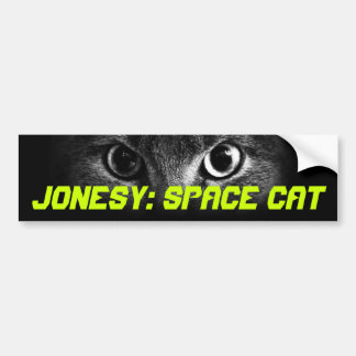 Autocollant De Voiture Jonesy : Chat de l'espace