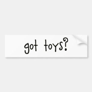 Autocollant De Voiture jouets obtenus ? adhésif pour pare-chocs