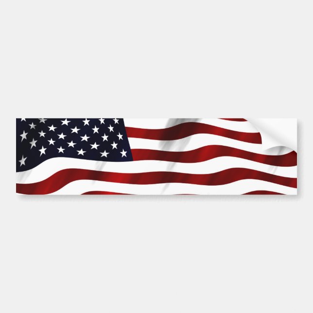 Autocollant De Voiture Jour de l'indépendance patriotique du drapeau amér (Devant)