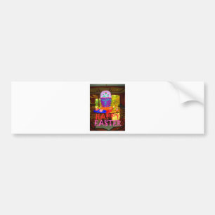 Autocollant De Voiture Joyeuses couleurs de Pâques