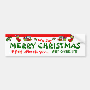 AUTOCOLLANT DE VOITURE JOYEUX NOËL