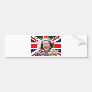 Autocollant De Voiture Jubilé de diamant de S.M. la Reine Elizabeth II