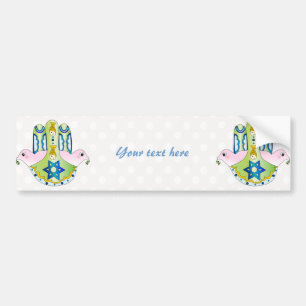 Autocollant De Voiture Judaica de Hamsa