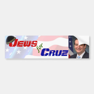 Autocollant De Voiture Juifs pour l'adhésif pour pare-chocs de Ted Cruz