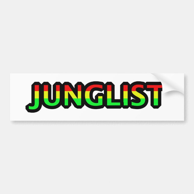 Autocollant De Voiture Junglist (Devant)