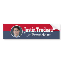 Justin Trudeau pour le Président adhésif pour