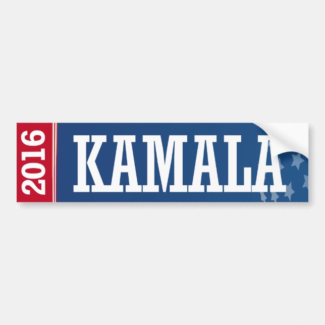 AUTOCOLLANT DE VOITURE KAMALA 2016 (Devant)