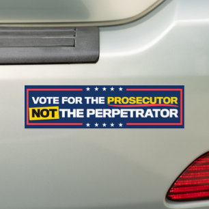 Autocollant De Voiture Kamala Harris 2024 Vote Procureur Pas Auteur