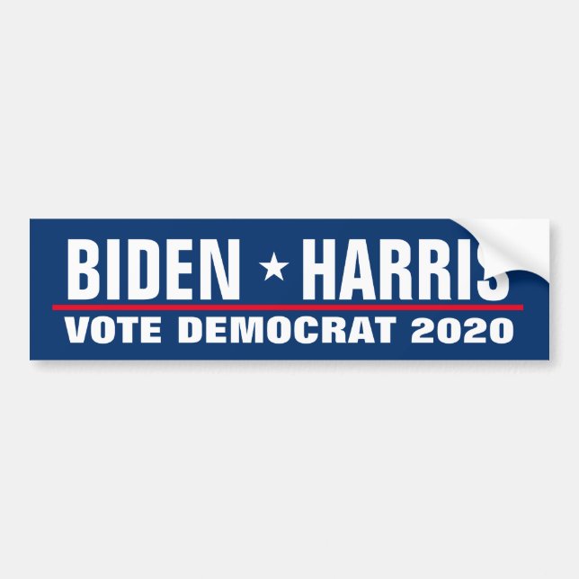 Autocollant De Voiture Kamala Harris Joe Biden démocrate aux élections de (Devant)
