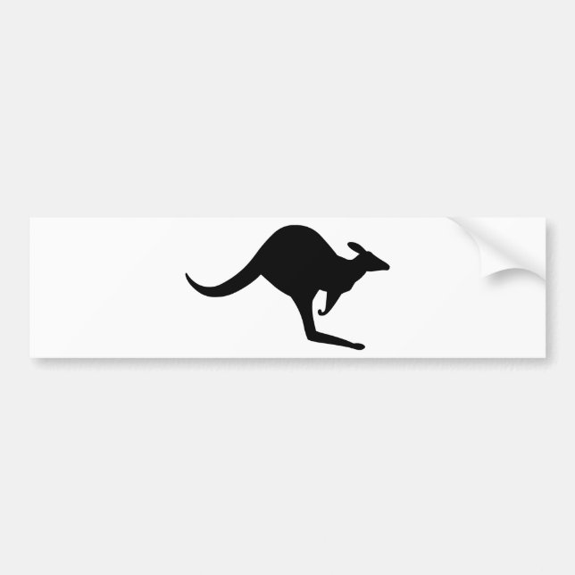 Autocollant De Voiture Kangourou australien (Devant)