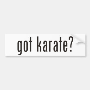 Autocollant De Voiture karaté obtenu ?