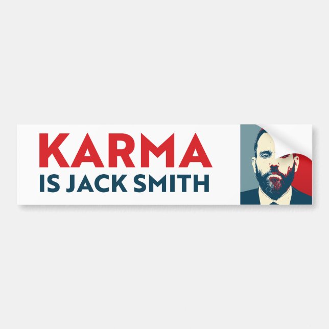 Autocollant De Voiture Karma est Jack Smith (Devant)