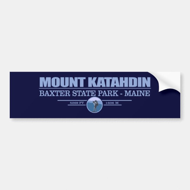 Autocollant De Voiture Katahdin (Devant)