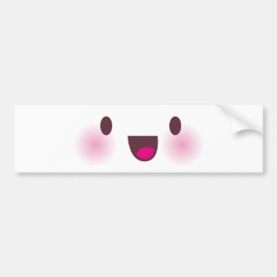 Autocollant De Voiture Kawaii font face