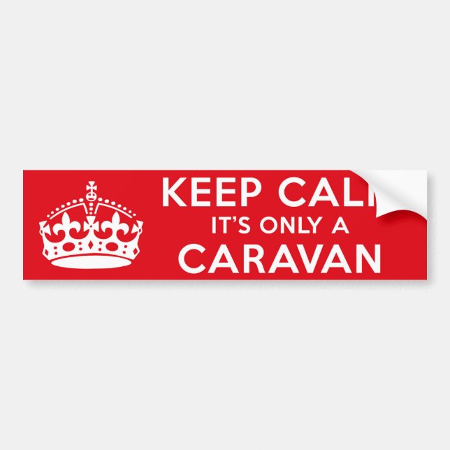 Autocollant De Voiture Keep calm (Devant)