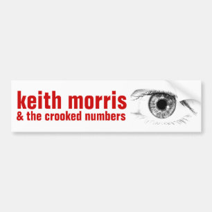 Autocollant De Voiture Keith Morris et l'adhésif pour pare-chocs tordu d