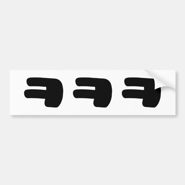 Autocollant De Voiture KEKEKEKE ㅋ ㅋ ㅋ coréen Slang (Devant)