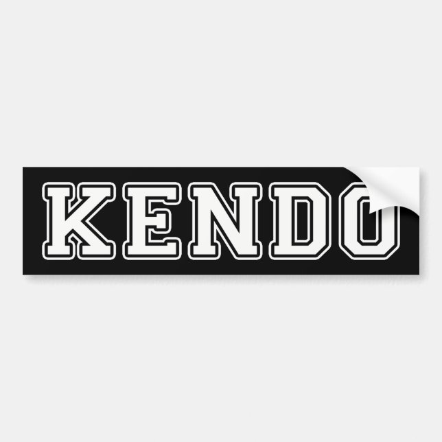 Autocollant De Voiture Kendo (Devant)