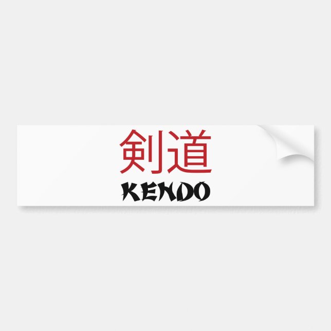 Autocollant De Voiture Kendo (Devant)
