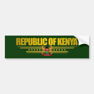 Autocollant De Voiture Kenya Pride