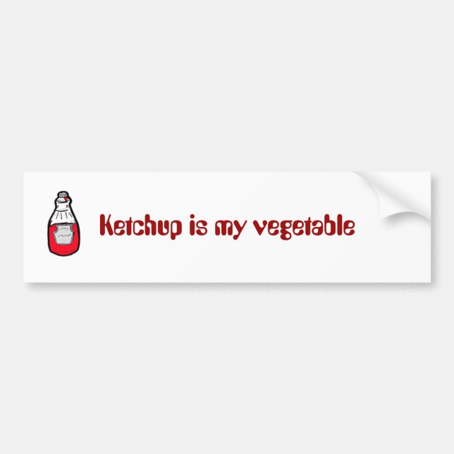 Autocollant De Voiture Ketchup (Devant)