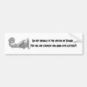 Autocollant De Voiture Ketchup 2 de dragon