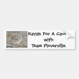 Autocollant De Voiture KFAC ! Kayak pour un withTeam Ploverville de cause