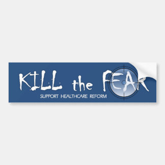 AUTOCOLLANT DE VOITURE KILLTHEFEAR