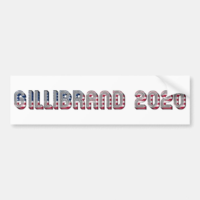 Autocollant De Voiture Kirsten Gillibrand à la présidentielle 2020 (Devant)
