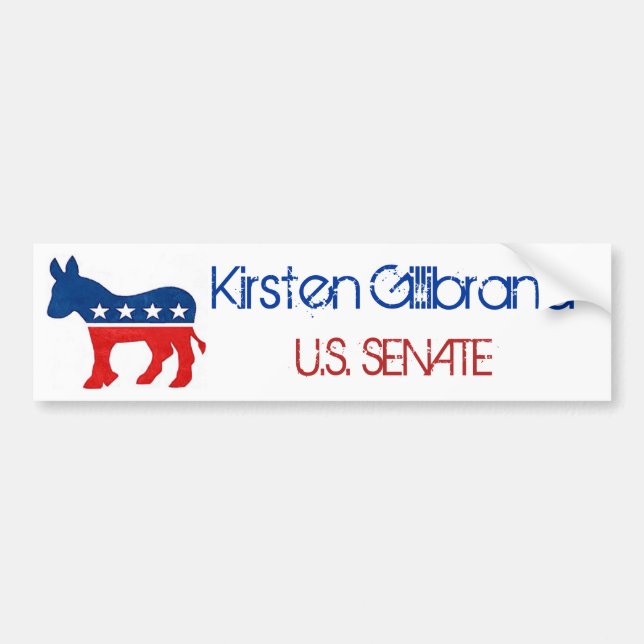Autocollant De Voiture Kirsten Gillibrand pour l'adhésif pour pare-chocs (Devant)