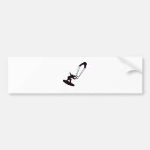 Autocollant De Voiture Kiteboarding vrai