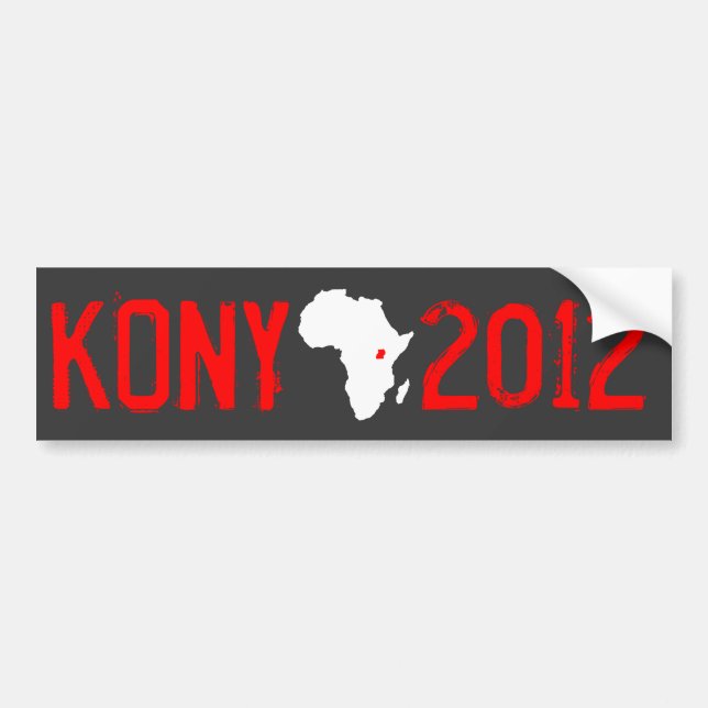 Autocollant De Voiture Kony 2012 (Devant)