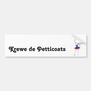 Autocollant De Voiture Krewe de Petticoats