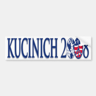 Autocollant De Voiture kucinich 2008