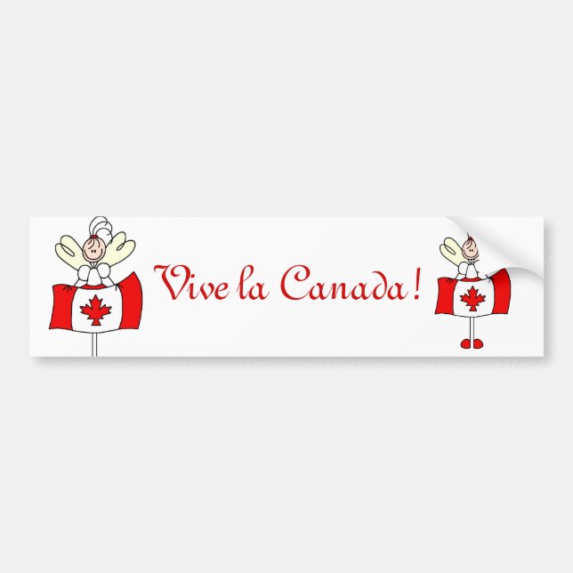 Autocollant De Voiture La Canada de Vive ! (Devant)