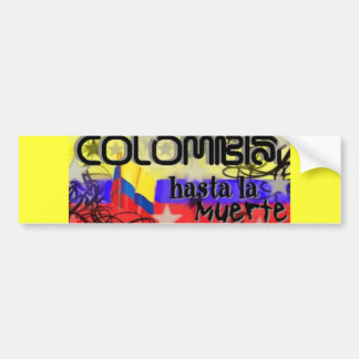 AUTOCOLLANT DE VOITURE LA COLOMBIE
