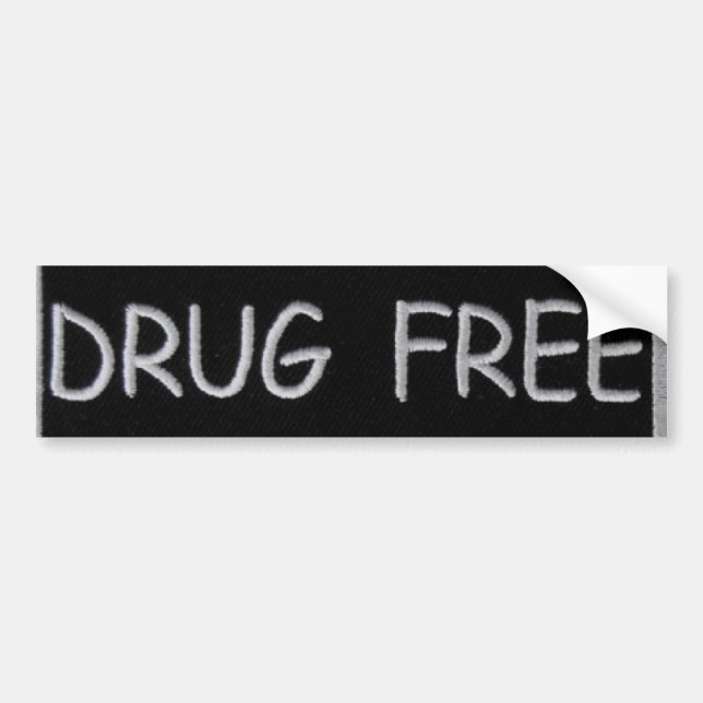 AUTOCOLLANT DE VOITURE LA DROGUE LIBÈRENT (Devant)