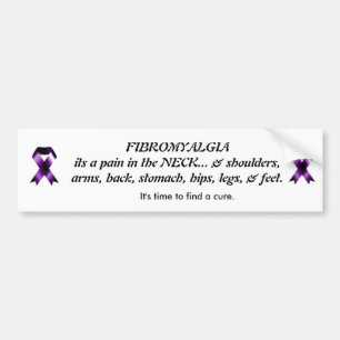 Autocollant De Voiture La fibromyalgie est un casse-pieds