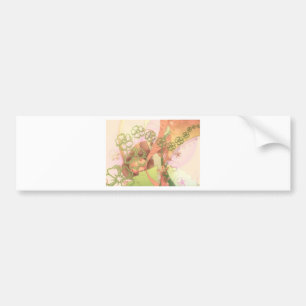 Autocollant De Voiture La fleur fleurit art Digital de destin d'amour de