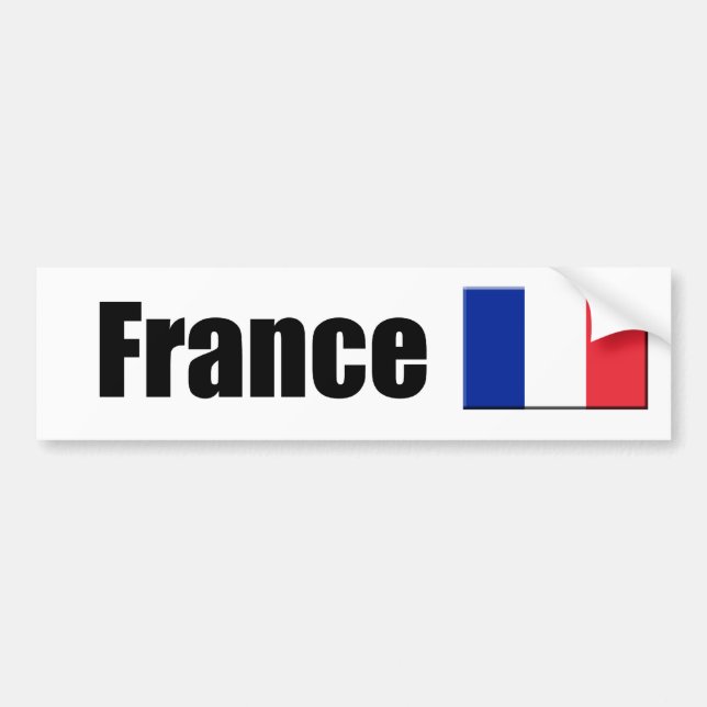 AUTOCOLLANT DE VOITURE LA FRANCE (Devant)