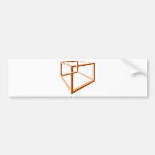 Autocollant De Voiture La géométrie impossible de l'illusion 3d