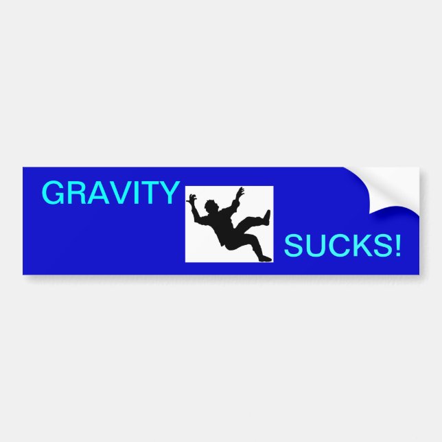 Autocollant De Voiture la gravité suce (Devant)
