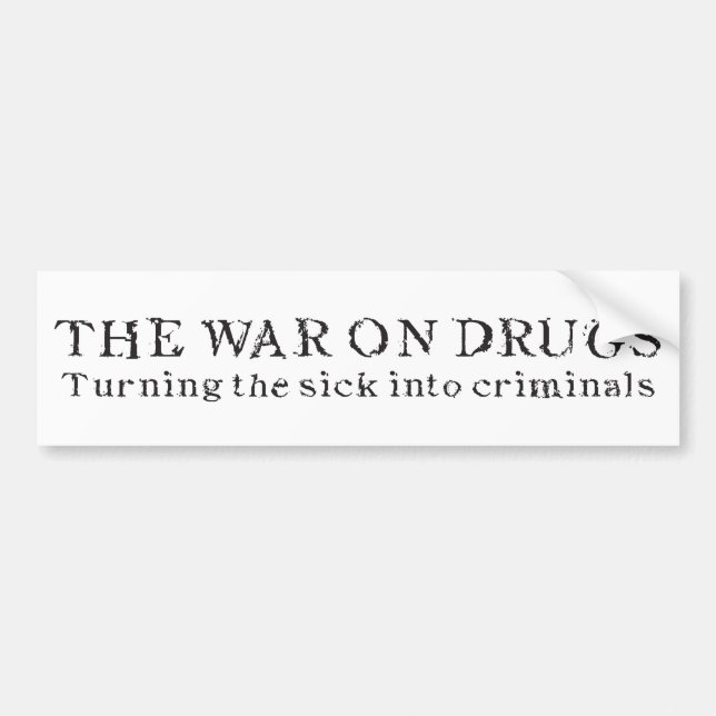 Autocollant De Voiture La guerre sur des drogues - transformation du (Devant)
