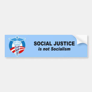 Autocollant De Voiture La justice sociale n'est pas socialisme