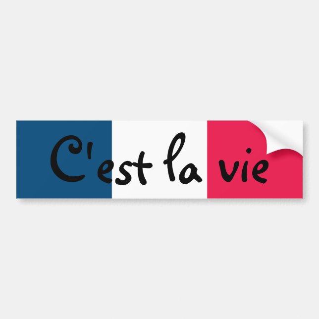 Autocollant De Voiture La La de C'est luttent (Devant)
