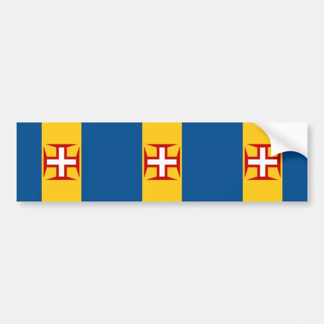 Autocollant De Voiture La Madère, Portugal (Devant)
