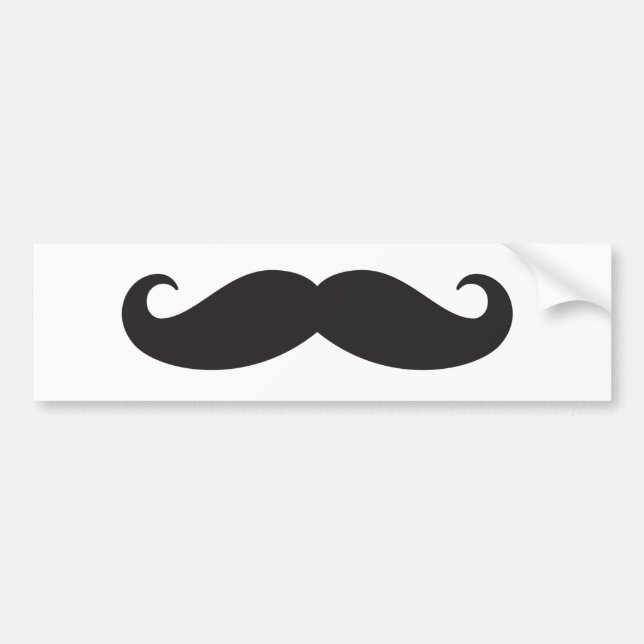 Autocollant De Voiture La moustache (Devant)