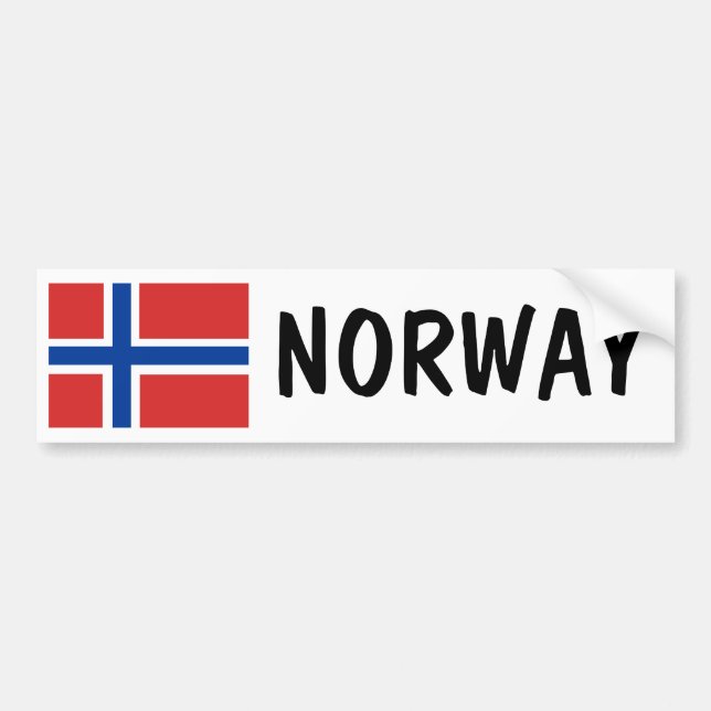 Autocollant De Voiture La Norvège (Devant)