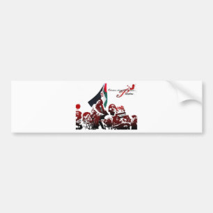AUTOCOLLANT DE VOITURE LA PALESTINE LIBRE