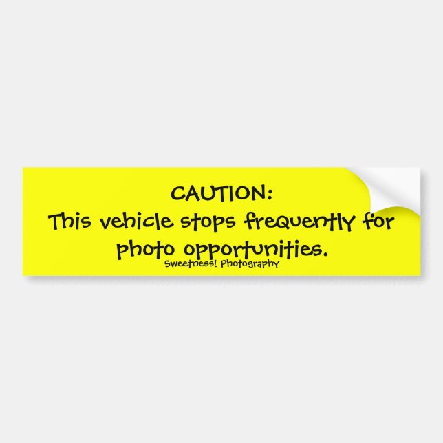 Autocollant De Voiture La précaution, fréquentent l'adhésif pour (Devant)